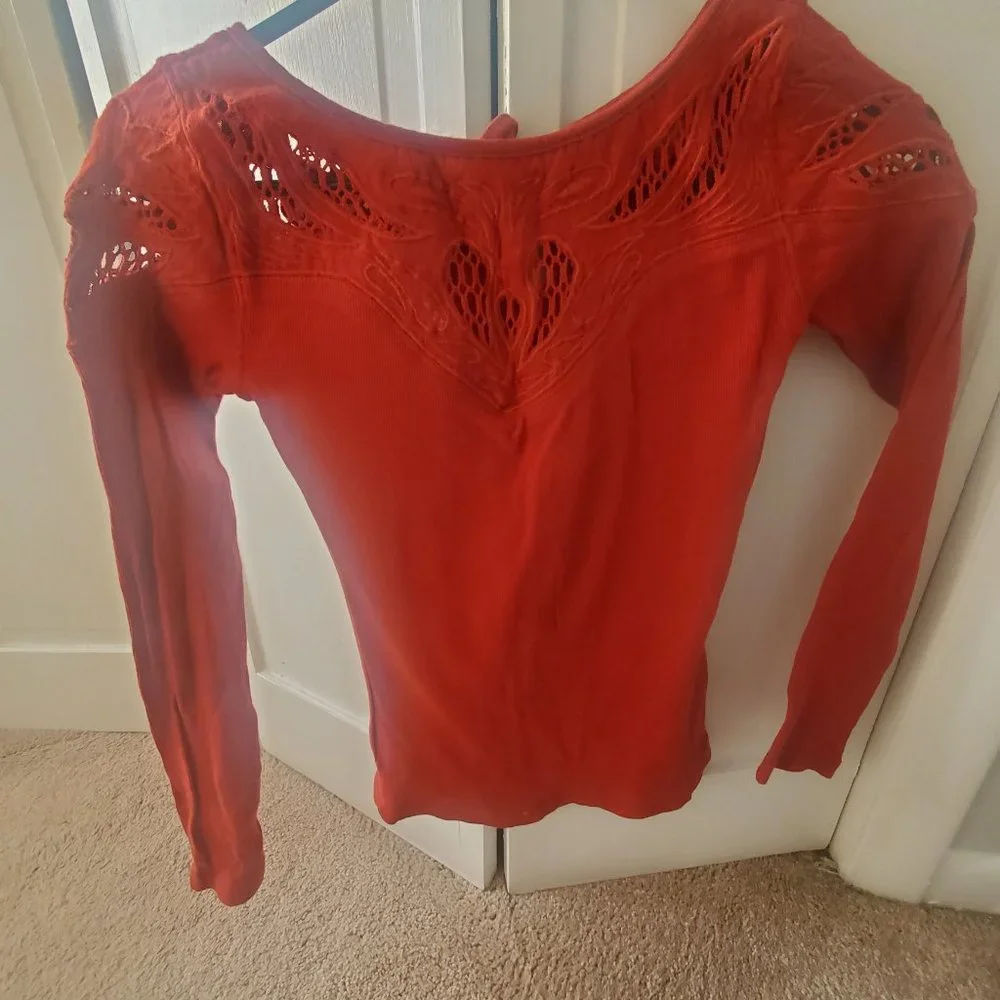 Free People Long Sleeve Top